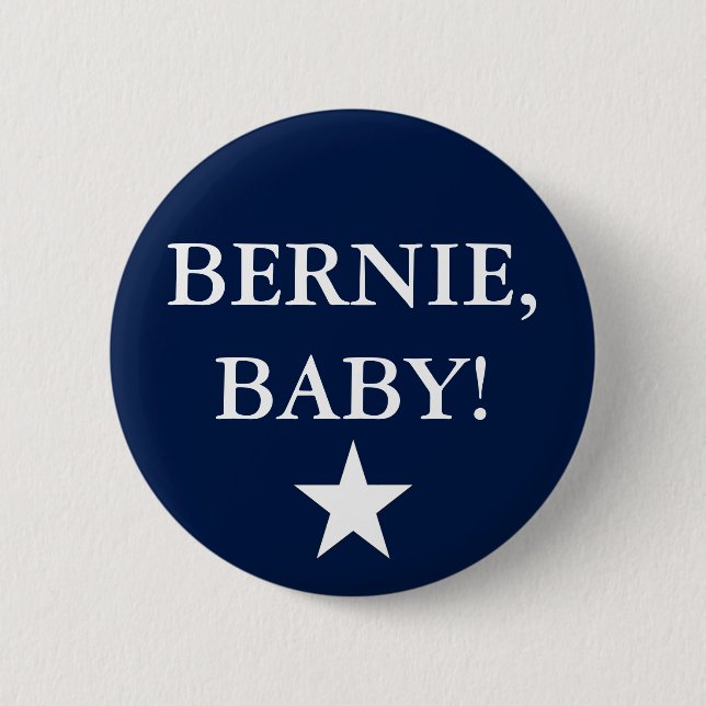 Badge Rond 5 Cm Bernie, bébé ! (Devant)