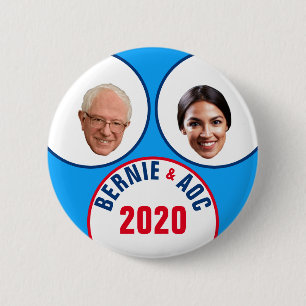 Badge Rond 5 Cm Bernie et AOC 2020
