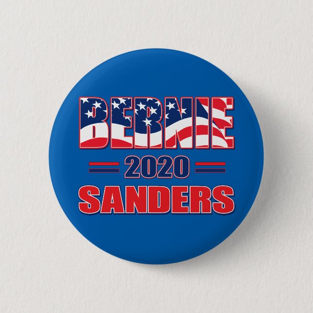 Badge Rond 5 Cm Bernie-Sanders-2020 (Devant)