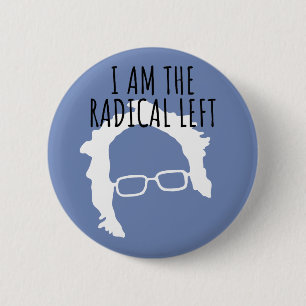 Badge Rond 5 Cm Bernie Sanders 2020 Je suis la gauche radicale