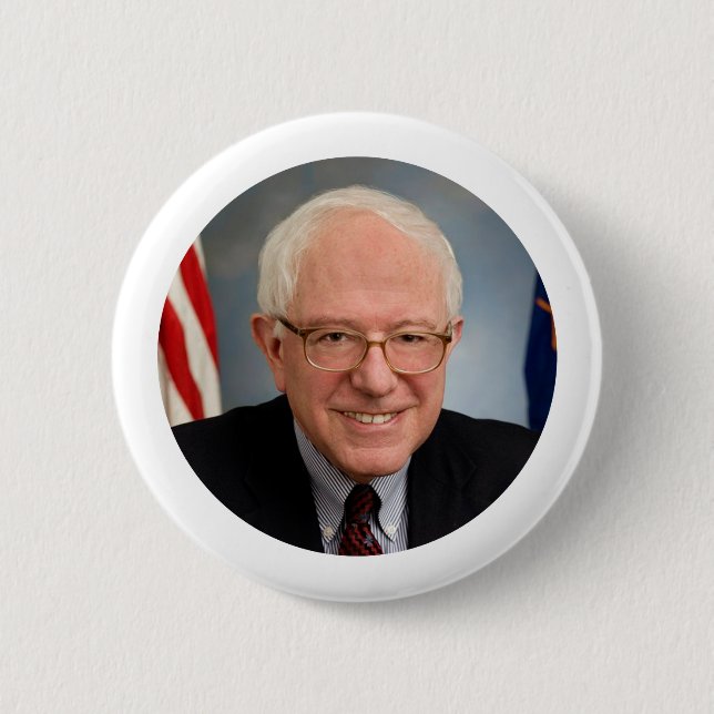 Badge Rond 5 Cm bernie sanders président (Devant)