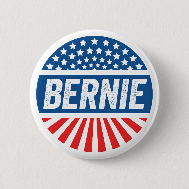 Badge Rond 5 Cm Bernie vintage (Devant)