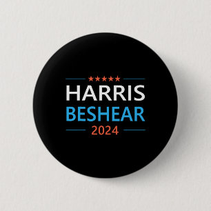 Badge Rond 5 Cm Beshear 2024 Pour Le Président Patriotique Kamala