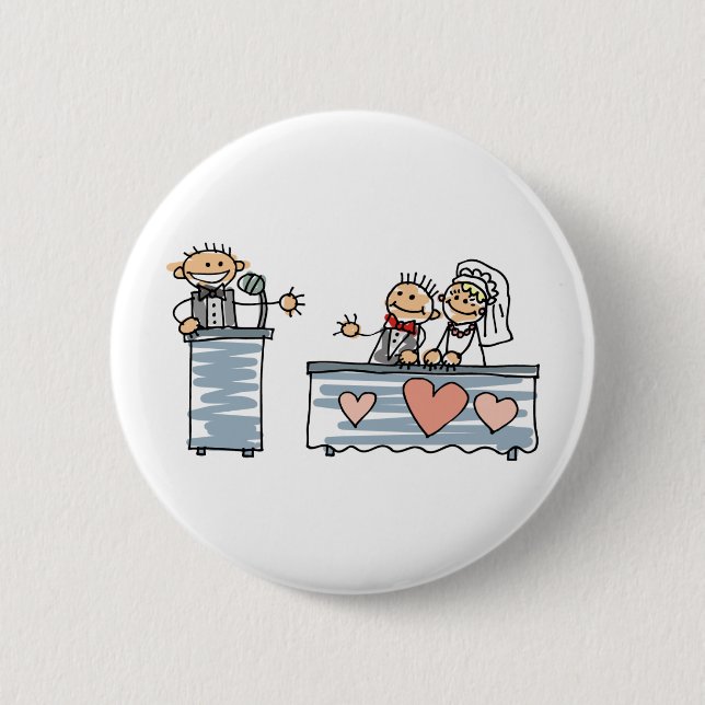 Badge Rond 5 Cm Best Man Speech Best Man Toast Toast Réception de  (Devant)