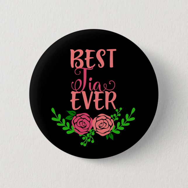 Badge Rond 5 Cm Best Tia (Devant)