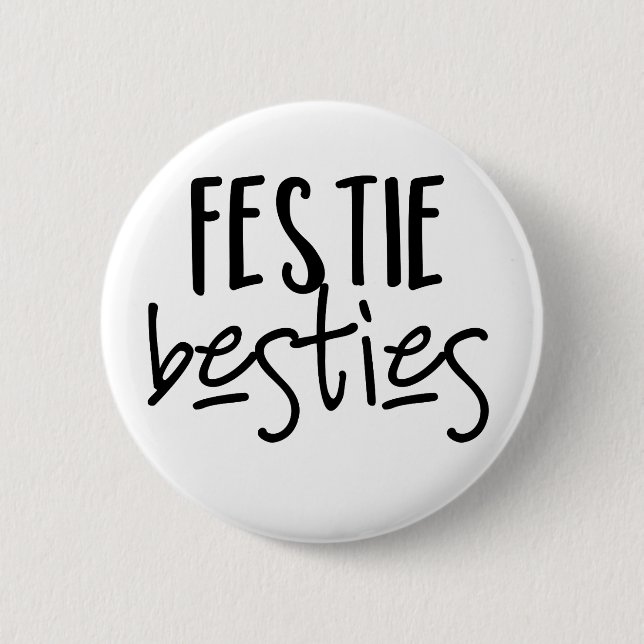 Badge Rond 5 Cm Bestie Festival Bestie Button (Devant)