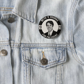 Badge Rond 5 Cm Beto O Rourke pour le président 2020
