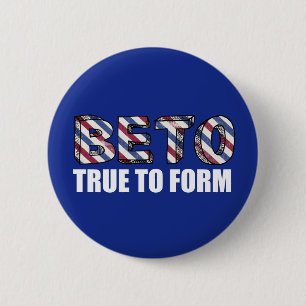 Badge Rond 5 Cm Beto O'Rourke est fidèle à la forme de la citation