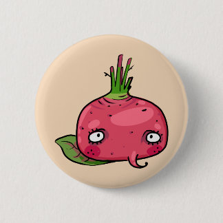 Badge Rond 5 Cm Betterave