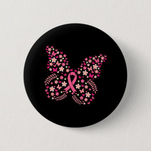 Badge Rond 5 Cm Beurre Cancer du sein Survivante s Femmes