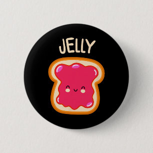 Badge Rond 5 Cm Beurre de cacahuète et gelée jumeau meilleure amie