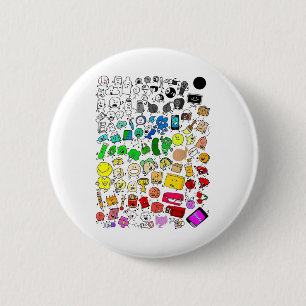 Badge Rond 5 Cm Bfdi Inanimer La folie Tous Les Caractères _1