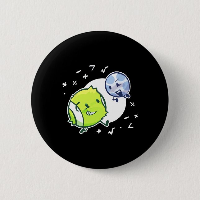 Badge Rond 5 Cm Bfdi Tennis Ball Et Golf Ball Duo Math (Devant)