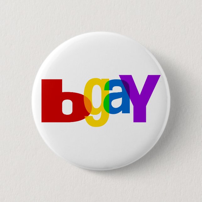 Badge Rond 5 Cm bGay (Devant)