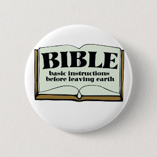 BADGE ROND 5 CM BIBLE