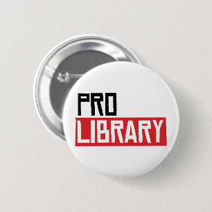 BADGE ROND 5 CM BIBLIOTHÈME PRO