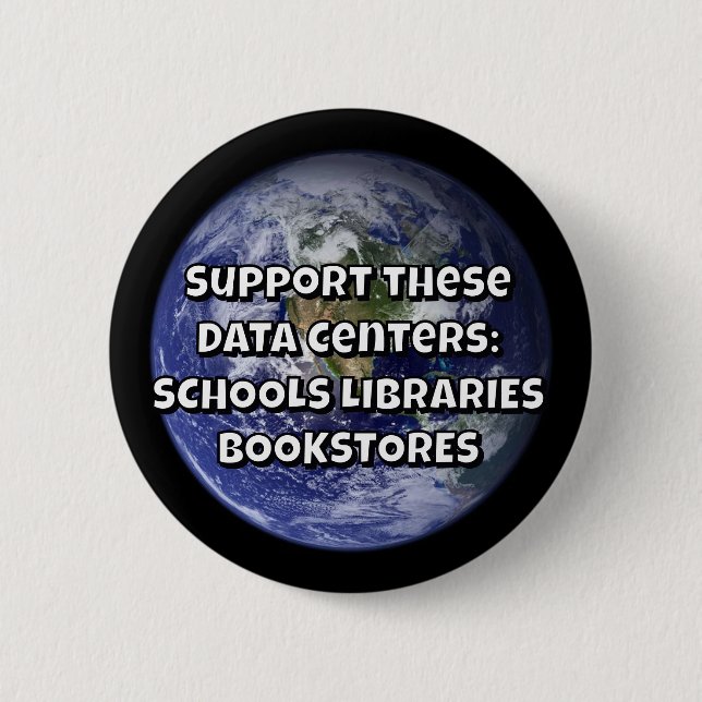 Badge Rond 5 Cm Bibliothèques scolaires Librairies (Devant)