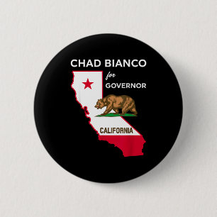 Badge Rond 5 Cm Bicanco 2026 Chad Bianco Gouverneur De Californie
