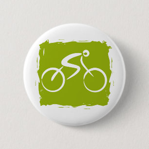 Badge Rond 5 Cm Bicyclette