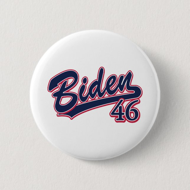 Badge Rond 5 Cm Biden-46 (Devant)