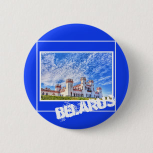 Badge Rond 5 Cm Biélorussie Б л а р у с Château de Kosava Château 