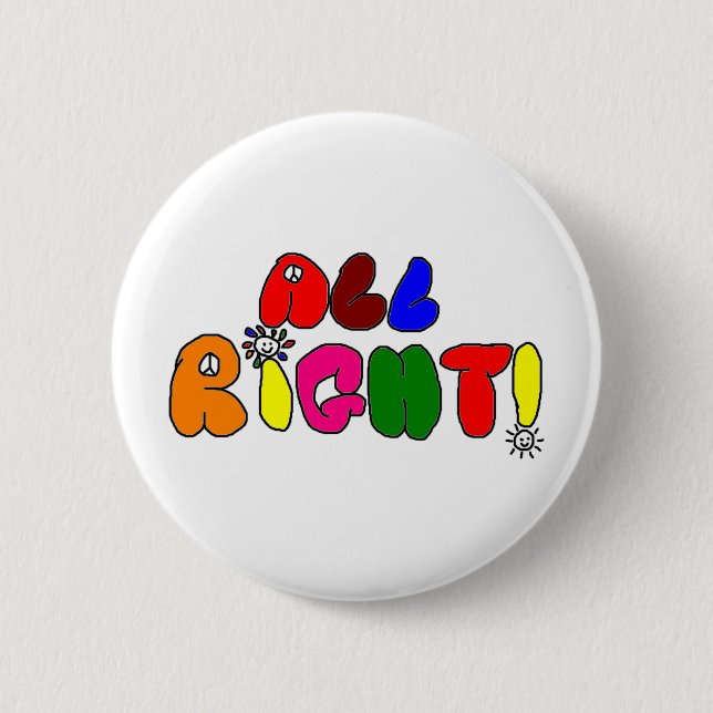 Badge Rond 5 Cm Bien ! (Devant)