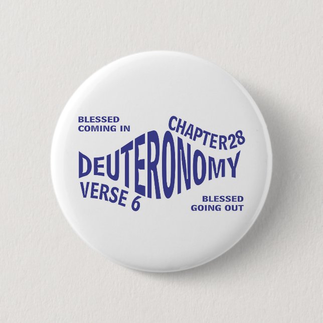 Badge Rond 5 Cm Bienheureux Aller et venir (Devant)