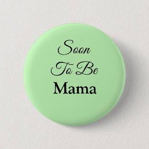 Badge Rond 5 Cm Bientôt être maman Baby shower couleur personnalis