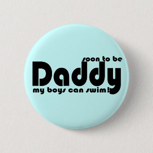 Badge Rond 5 Cm Bientôt papa