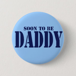 Badge Rond 5 Cm Bientôt papa