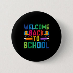 Badge Rond 5 Cm Bienvenue À L'École
