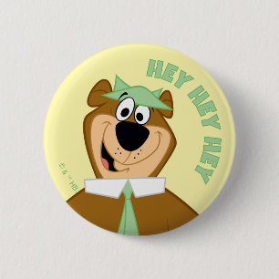 Badge Rond 5 Cm Bienvenue à Yogi Bear