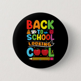 Badge Rond 5 Cm Bienvenue Byck à l'école Premier jour d'école Ense