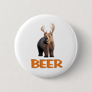 Badge Rond 5 Cm Bière