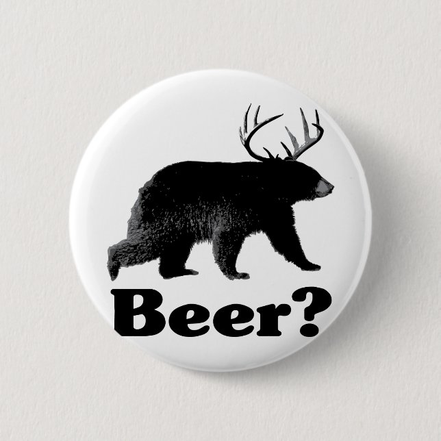 Badge Rond 5 Cm Bière ? (Devant)