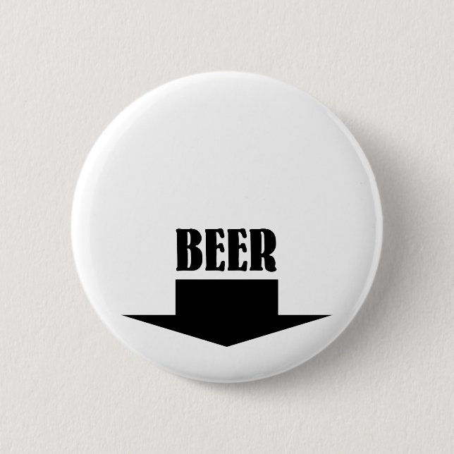 Badge Rond 5 Cm Bière (Devant)