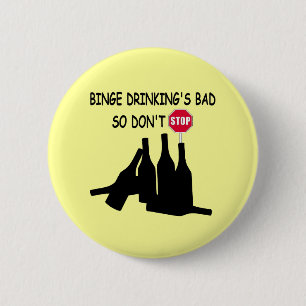 Badge Rond 5 Cm Bière drôle