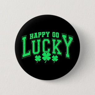 Badge Rond 5 Cm Bière verte chanceuse de la Saint-Patrick élégante