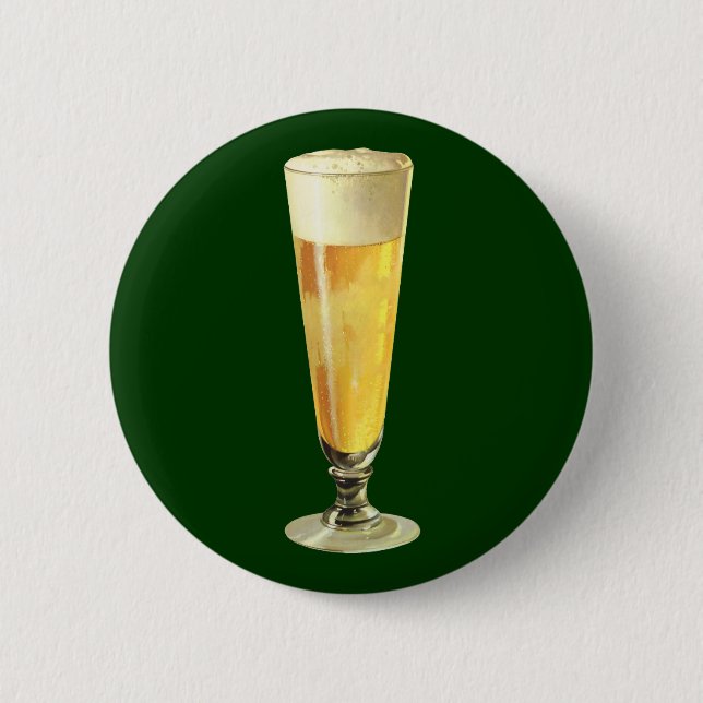 Badge Rond 5 Cm Bière vintage Grasse Frosty, Boisson À Alcool (Devant)