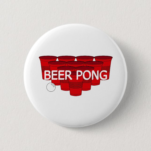 Badge Rond 5 Cm bières à l'université (Devant)