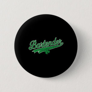Badge Rond 5 Cm Bières tendres Shamrock irlandais St. Patrick