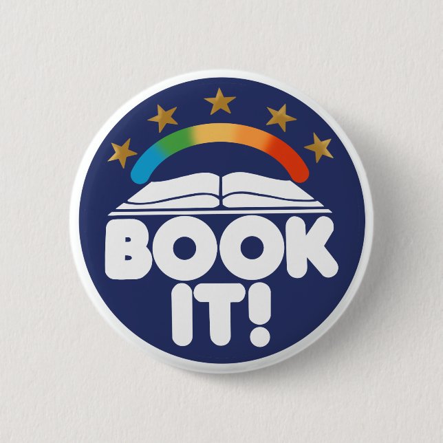 Badge Rond 5 Cm Big Book Energy, Réservez (Devant)