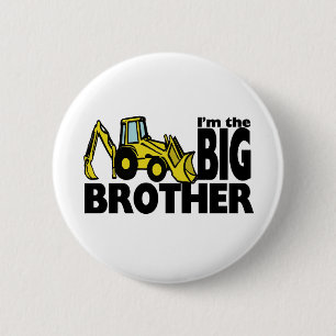 Badge Rond 5 Cm Big Brother Backhoe