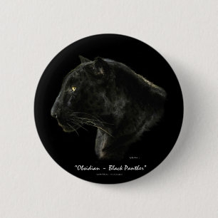 Badge Rond 5 Cm BIG CAT Espèces en péril série