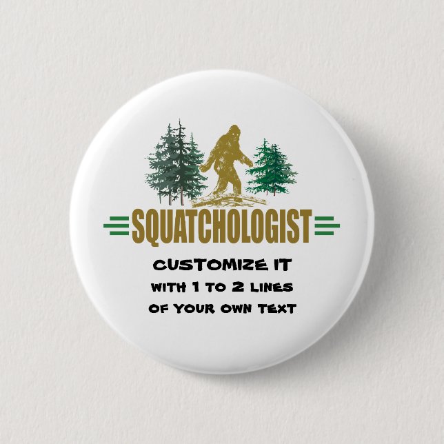 Badge Rond 5 Cm Big Foot (Devant)