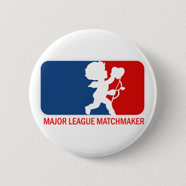 Badge Rond 5 Cm Big League Matchmaker (Devant)