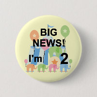 Big News Circus 2nd Birthday T-shirts et cadeaux