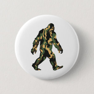 Badge Rond 5 Cm Bigfoot Camo Sasquatch Randonnée Camping Hommes Fe