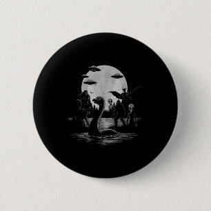 Badge Rond 5 Cm Bigfoot Ufo Loch Ness Monster Mothman et Aliens !