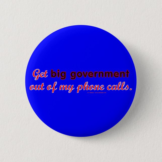 Badge Rond 5 Cm BigGovtPhone (Devant)